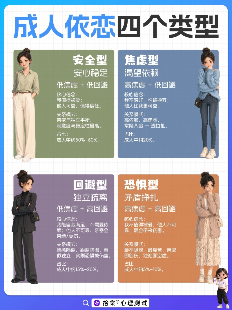 四个依恋类型