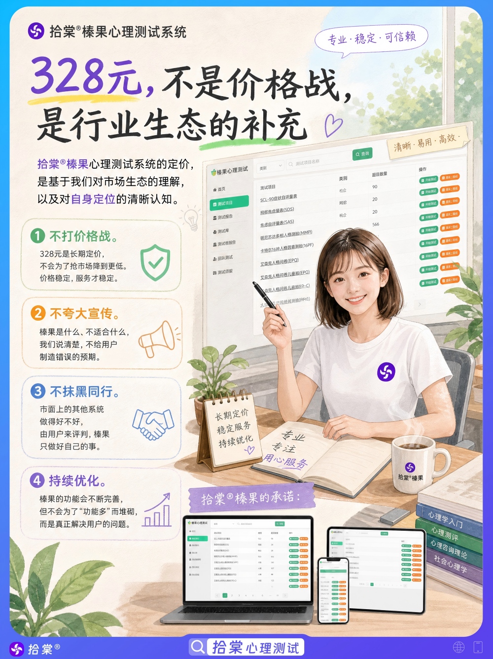 拾棠®榛果心理测试系统