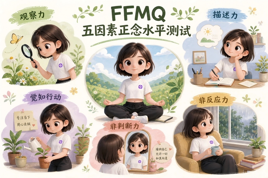 FFMQ五因素正念水平测试-拾棠心理测试