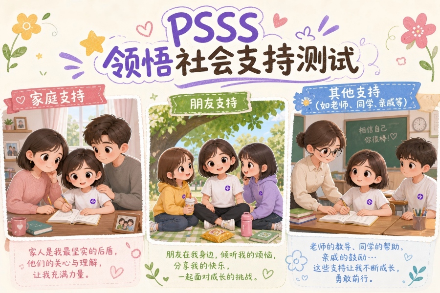 PSSS领悟社会支持测试