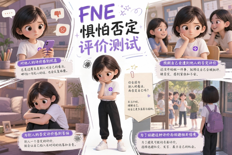 FNE惧怕否定评价测试
