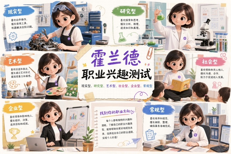 霍兰德职业兴趣测试