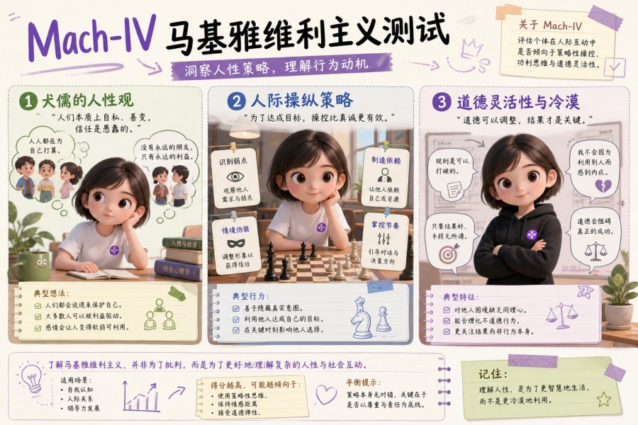 Mach-IV马基雅维利主义测试