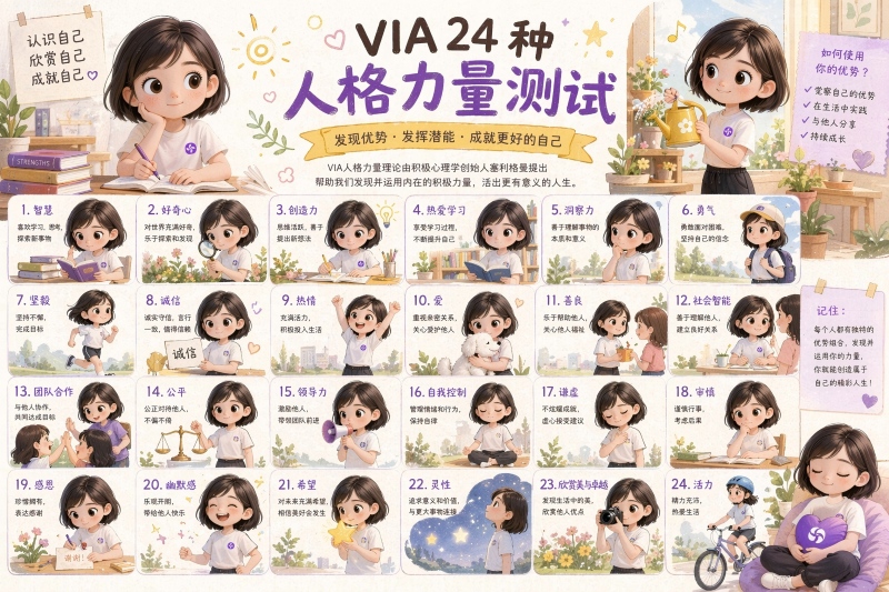 VIA24种人格力量测试