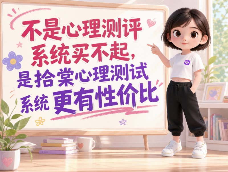拾棠心理测试系统更有性价比